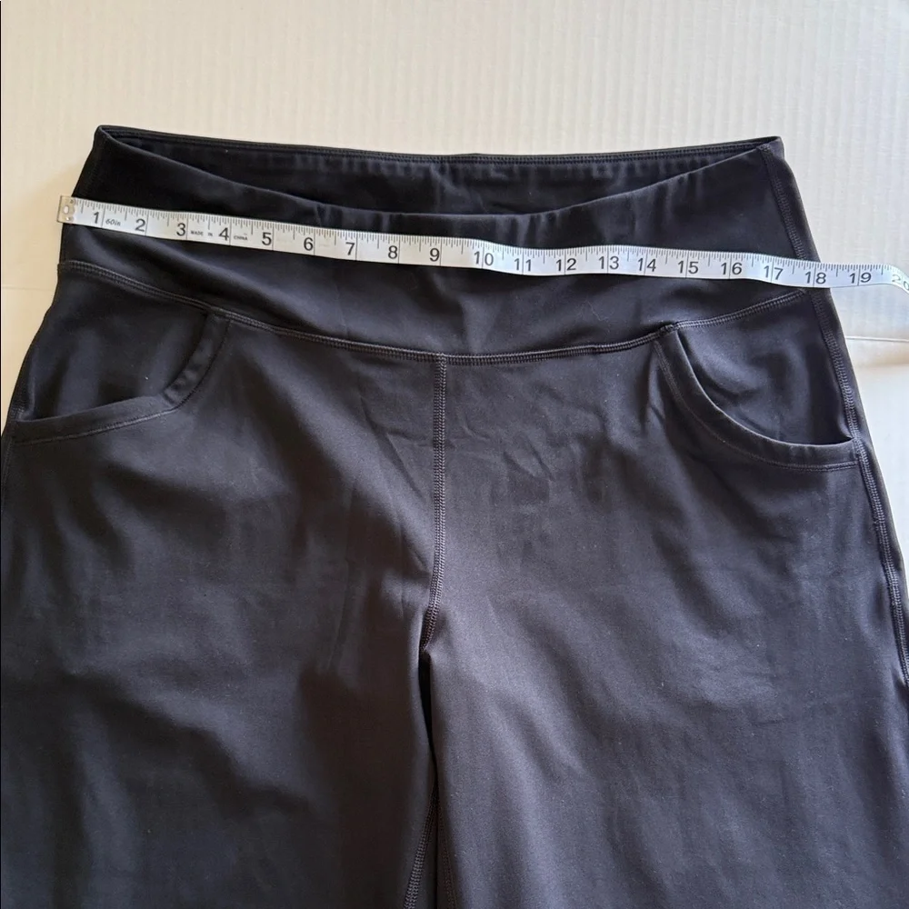 High-Waist Wide-Leg Pull-On Pants in Black Tall XXL 35”Inseam - Picture 8 of 13